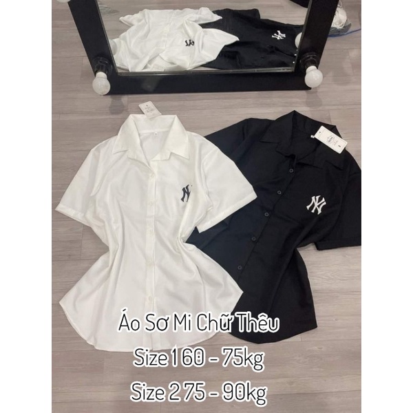 { Bigsize 60 - 90kg } Áo Sơ Mi Chữ