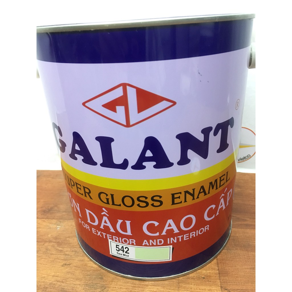 Sơn dầu Galant màu xanh 542_lon 3L