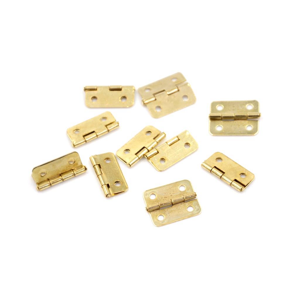 Bản Lề Mini Bằng Sắt Phong Cách Cổ Điển Kèm Ốc Vít Cho Hộp Gỗ
