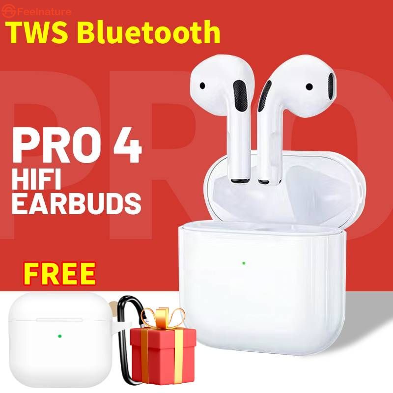 Inpods Pro 4 TWS Không Dây Bluetooth Tai Nghe Tai Nghe Stereo Earbuds Trong-Tai Pop-Up đổi tên CẢM THẤY