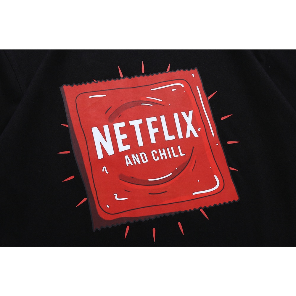 Áo Thun Tay Ngắn Cổ Tròn Màu Trắng / Đen In Biểu Tượng Tối Thời Trang Mùa Hè Cho Nam Và Nữ