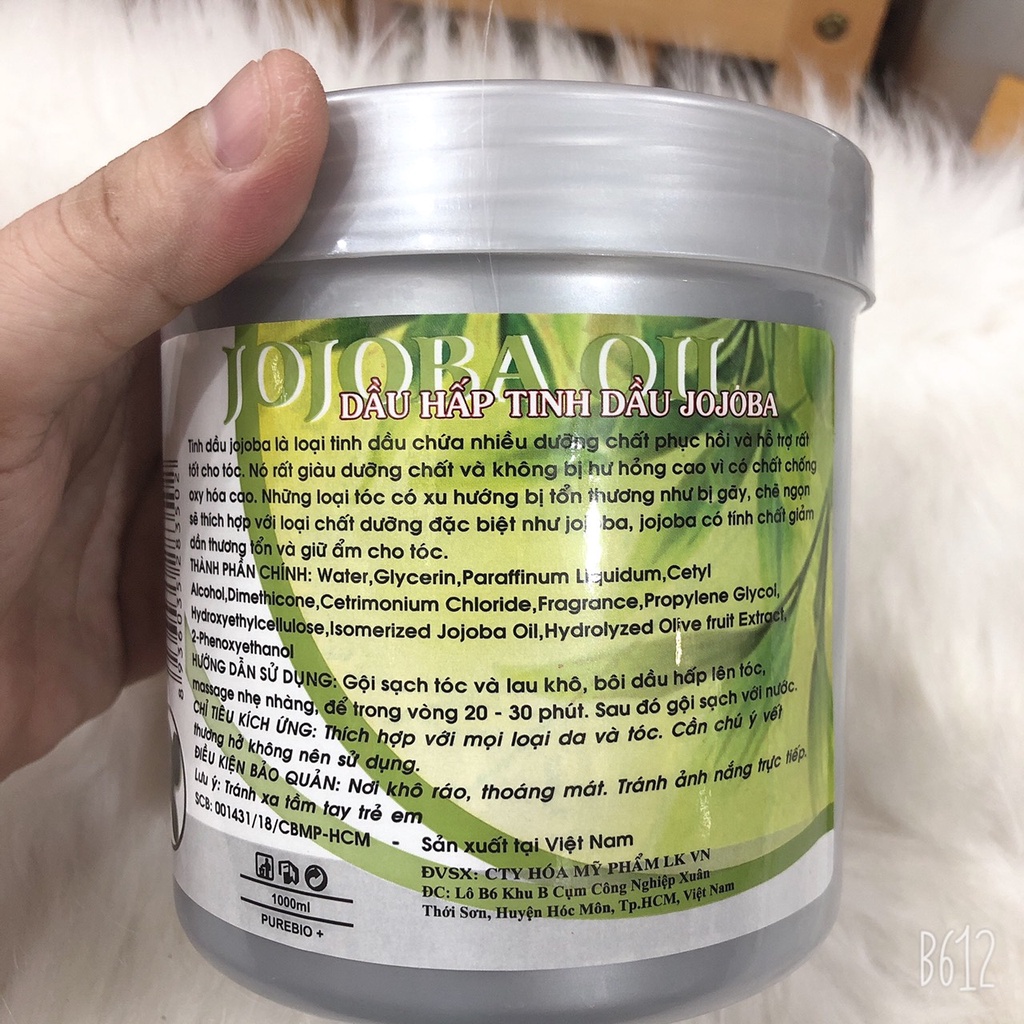 Hấp dầu HOA SEN và TINH CHẤT jojoba LK 1000ML