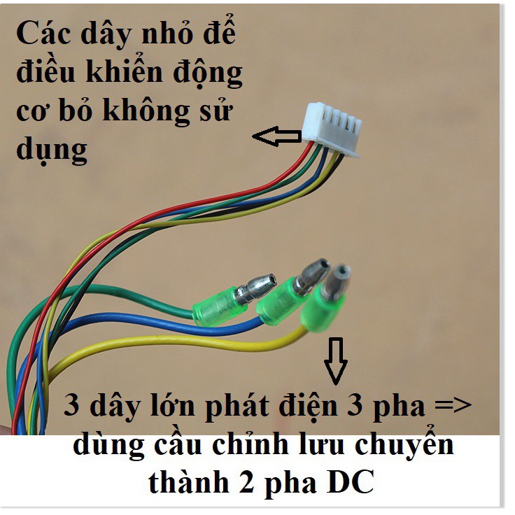 Động cơ phát điện công suất lớn 14v, 36v, 60v tới 1000w