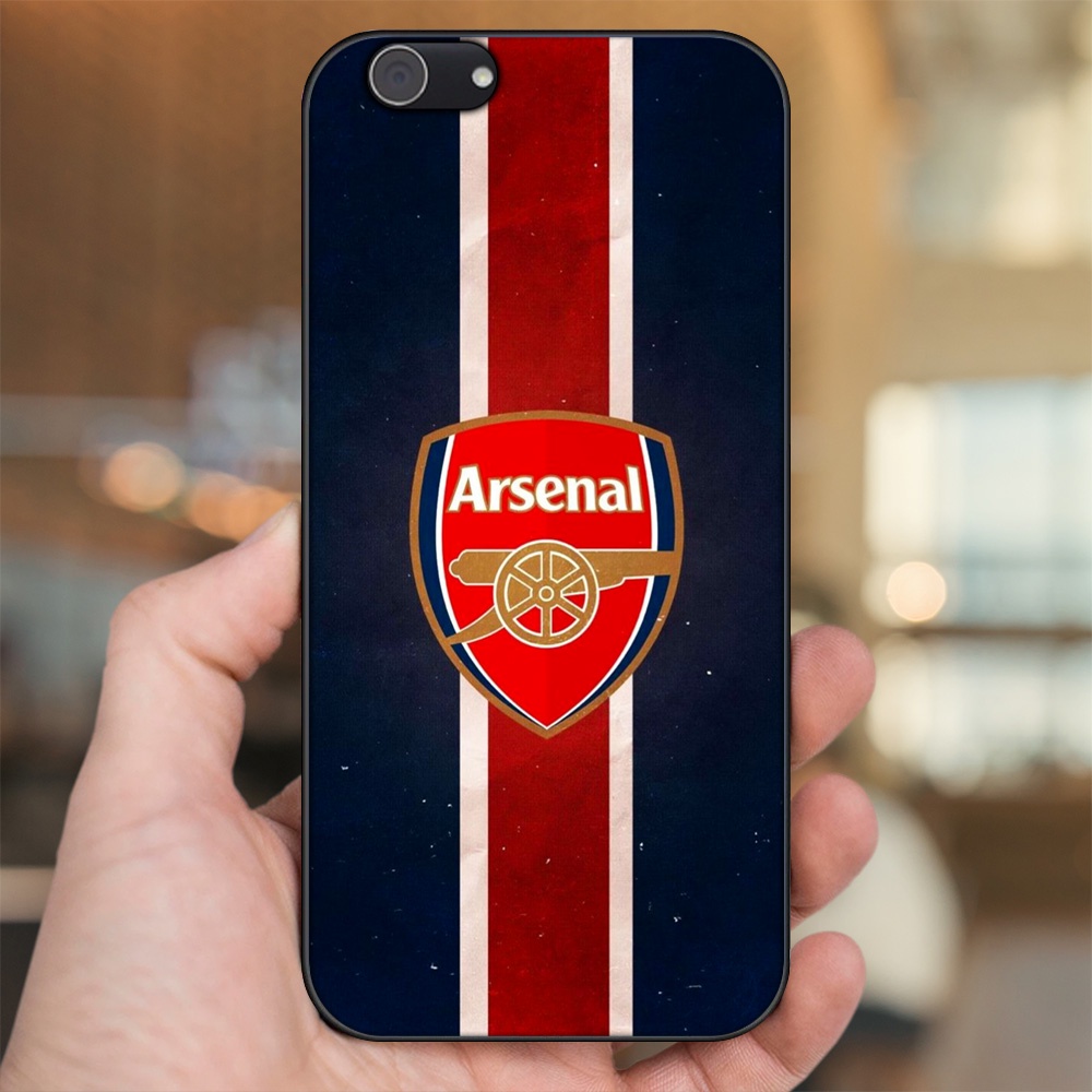Ốp lưng Vivo Y53, Y69, Y71, Y81, Y83 viền đen in hình Arsenal FC