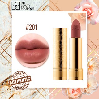 Son Gucci Rouge À Lèvres Voile Mat Màu 201 The Painted Hồng Cam Đất