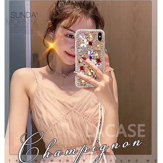 Ốp Lưng Hình Gấu Đính Đá Lấp Lánh Cho Samsung Note8 Note9 Note10 Note10 Plus Note20 Note20 Plus J7 Pro J5 Pro J3 Pro J6 Plus J4 Plus J7 Prime J5 Prime J2 Prime J8 2018 J6 2018 J4 2018 J2 Pro 2018 J7 2017 J5 2017