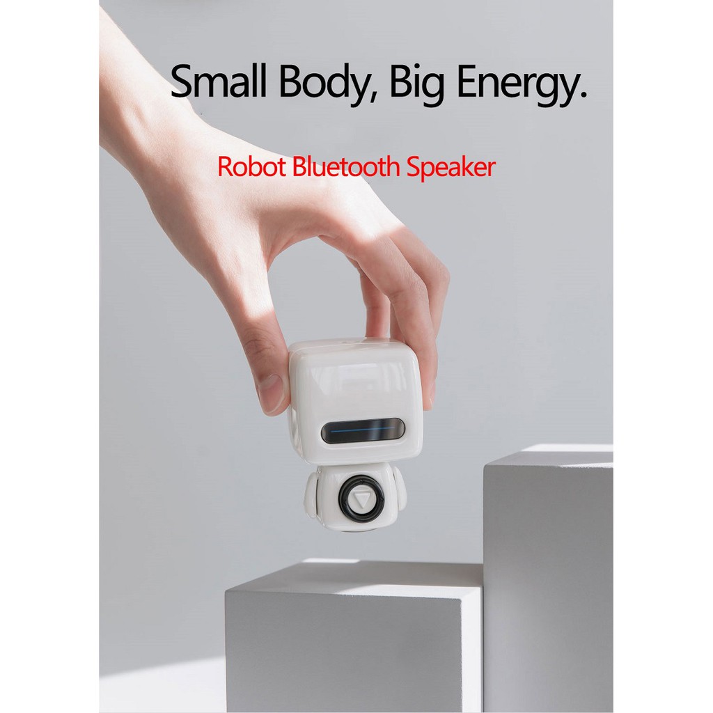 Loa bluetooth mini không dây hình robot bighero bluetooth 5.0 dễ thương trang trí phòng