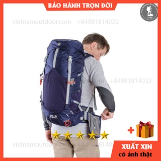 Balo du lịch, phượt, trekking Jack Wolfskin 40L model 2022
