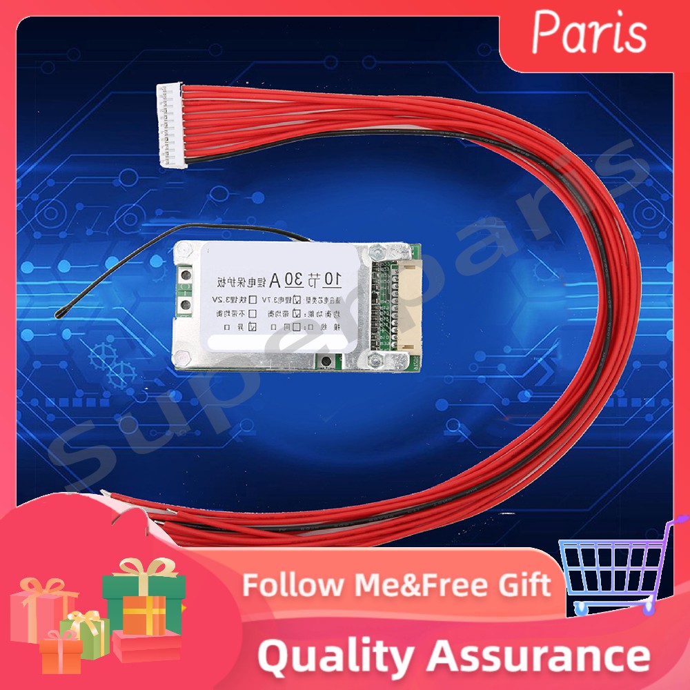Mạch cân bằng bảo vệ pin Li-ion 18650 10S 36V 30A