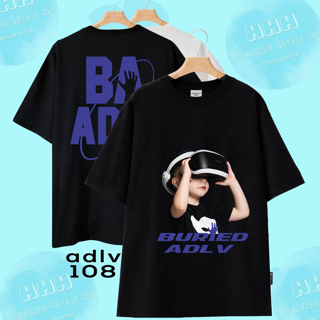 [Xịn Dày] Áo thun ADLV 350g Đen Full Tag Bọc Dày 350g, Full Mẫu, 102-108 - Streetwears SG - Link 5