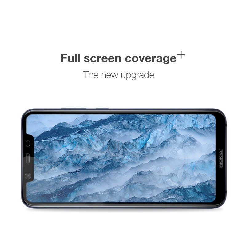 Kính Cường Lực 9h Chống Nổ Kèm Keo Dán Bảo Vệ Màn Hình Cho Nokia 8.1 x7