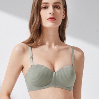 Áo Ngưc Đệm Dày, Áo Lót Nữ Chất Su Không Gọng Cúp Ngang Nâng Ngực ZANA BRA A2788