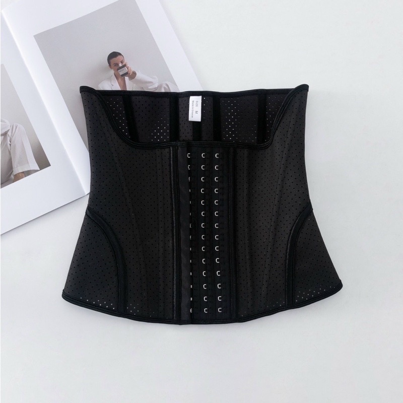 Đai Latex Thiết Kế Siết Eo Nở Mông Tặng Kèm Áo Lót Su Và Thanh Nối