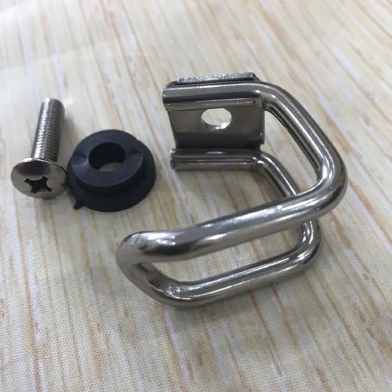 Móc chữ U inox/ titan - Gắn xe máy xe điện