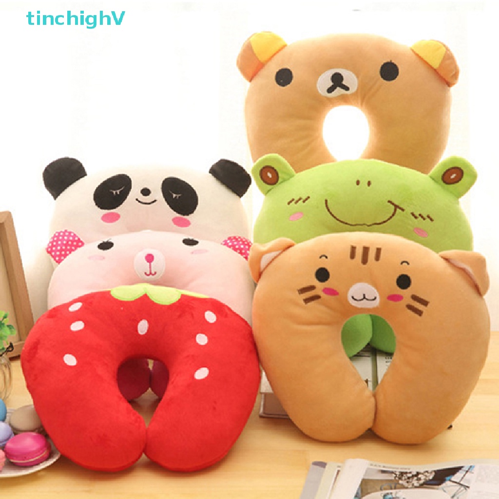 Gối Kê Cổ Chữ U Nhồi Bông Hình Hoạt Hình Dành Cho Trẻ Em