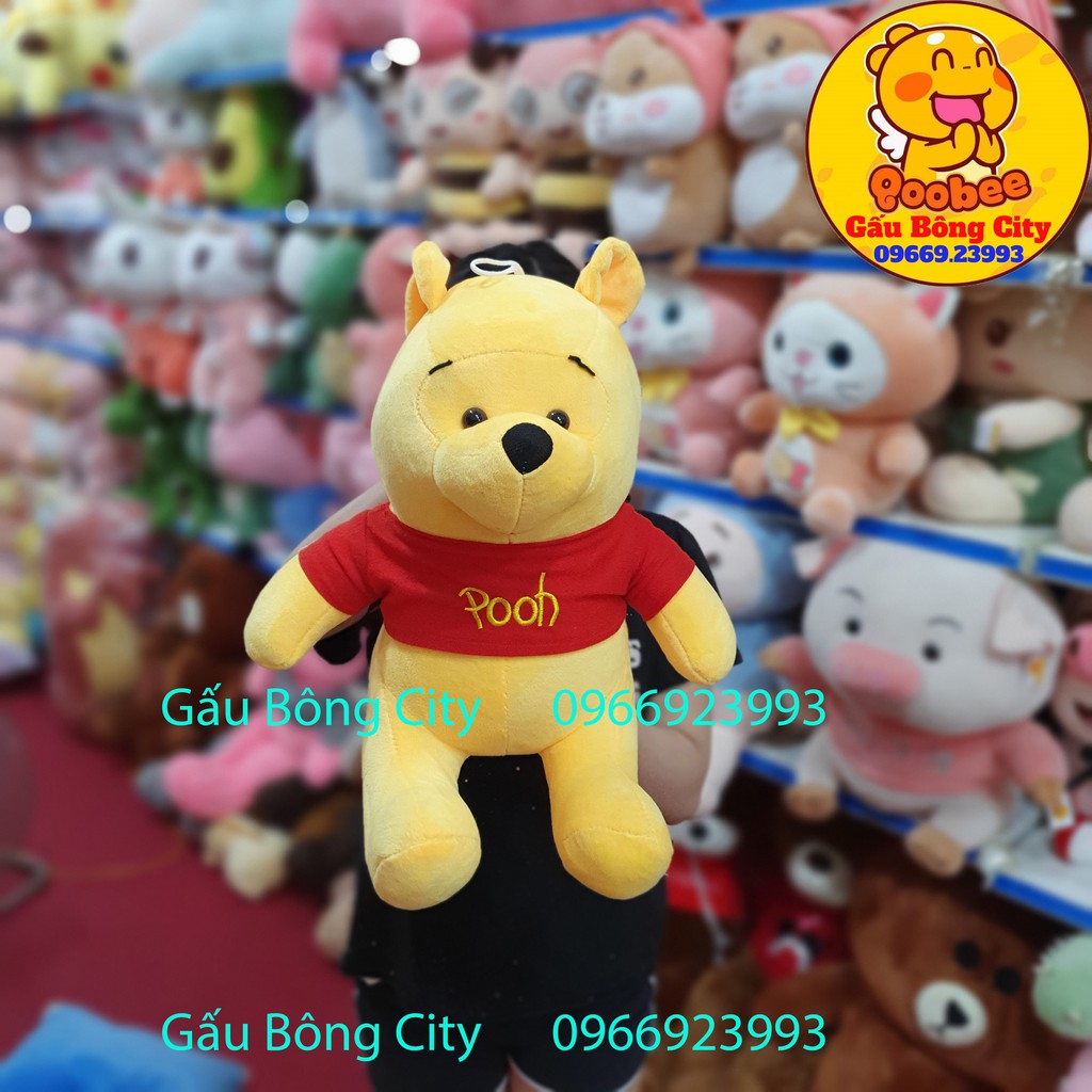 Gấu Bông Pooh Ngồi Cao Cấp - Gấu Bông City