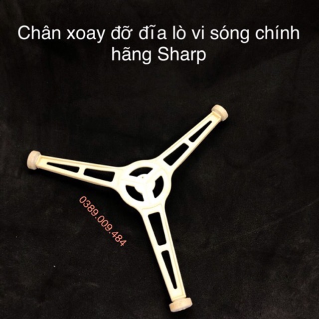 Chân xoay đĩa lò vi sóng SHARP Chính hãng (hàng cũ tháo máy)