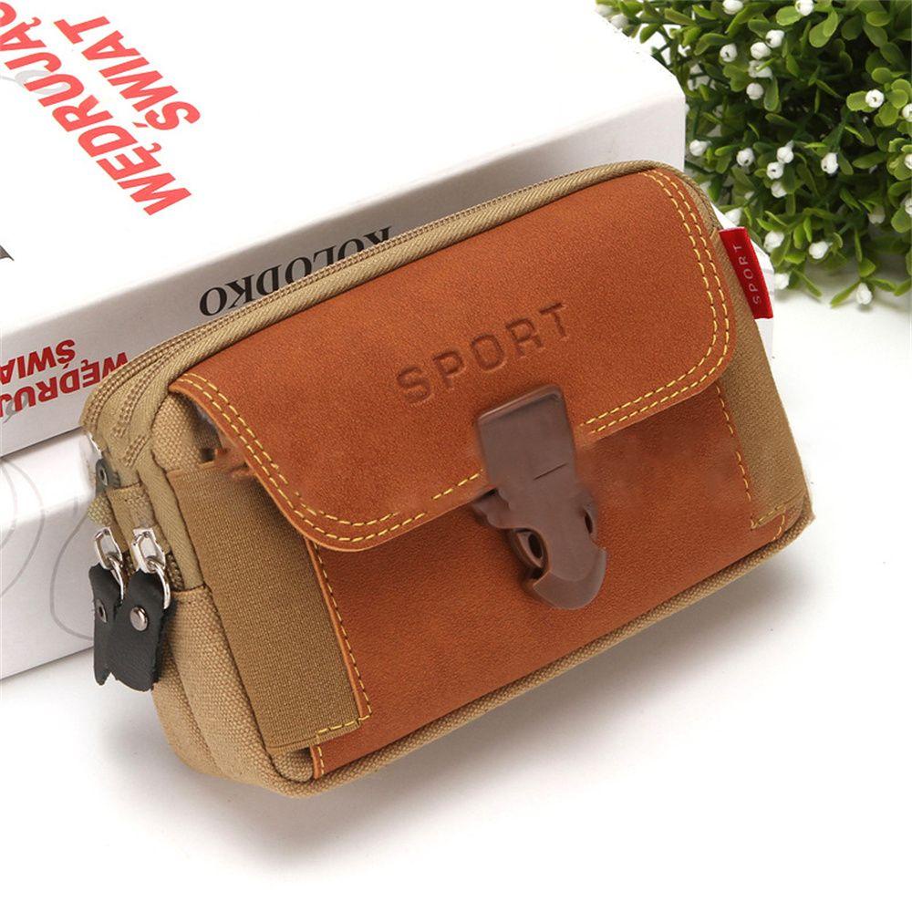 BEBETTERM Mobile Túi Canvas Đeo Hông Đựng Điện Thoại Chống Thấm Nước