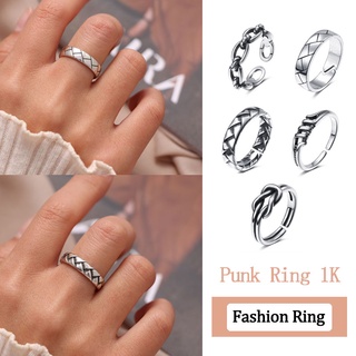 Nhẫn phong cách Hàn Quốc có thể điều chỉnh kiểu dáng đơn giản hợp thời trang cho nữ nam