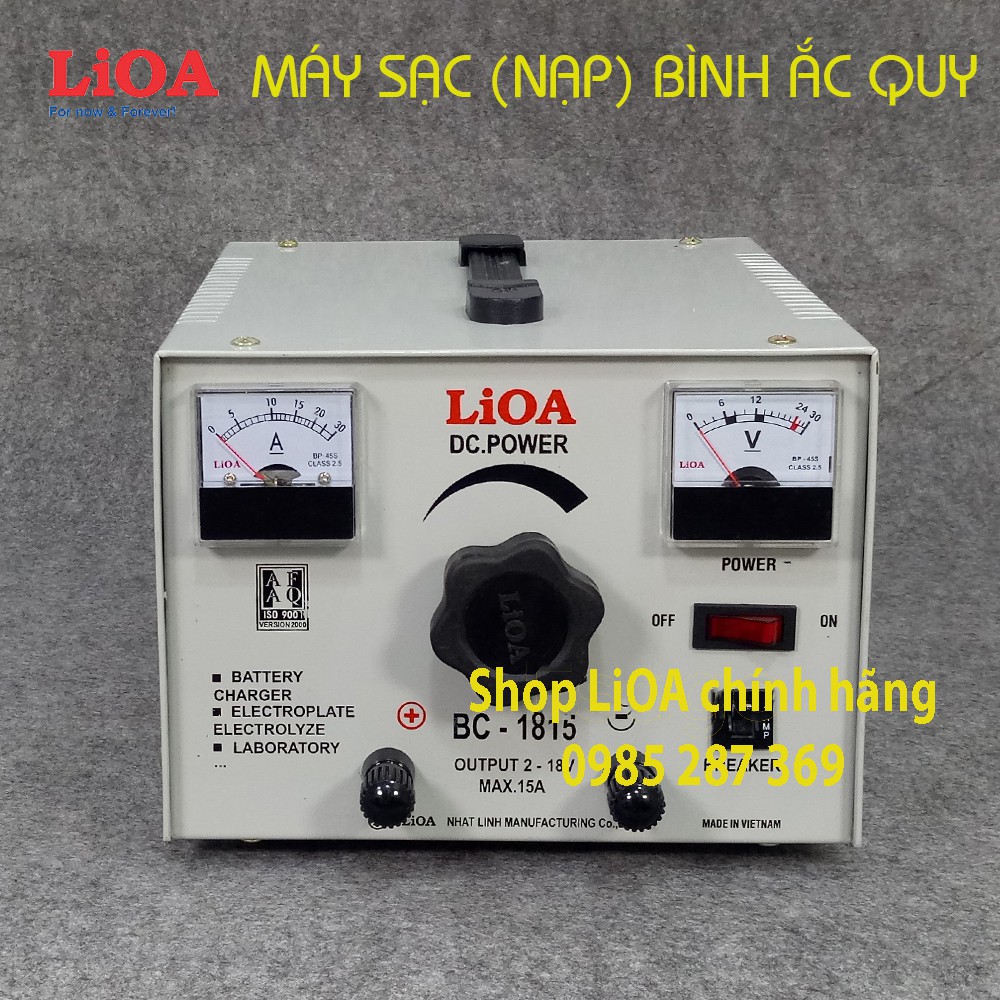 Máy Nạp Ắc Quy LiOA, Dòng Tải 30A-50V. Model: BC5030