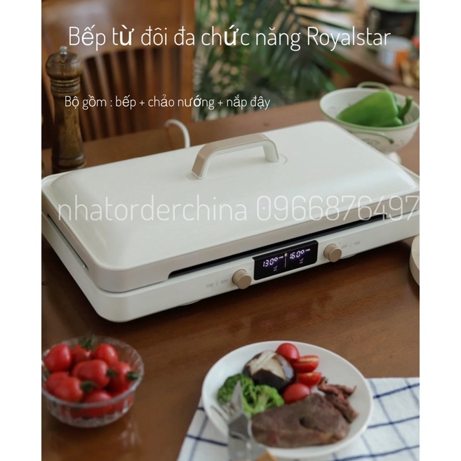 Bếp điện từ đôi Royastar IH