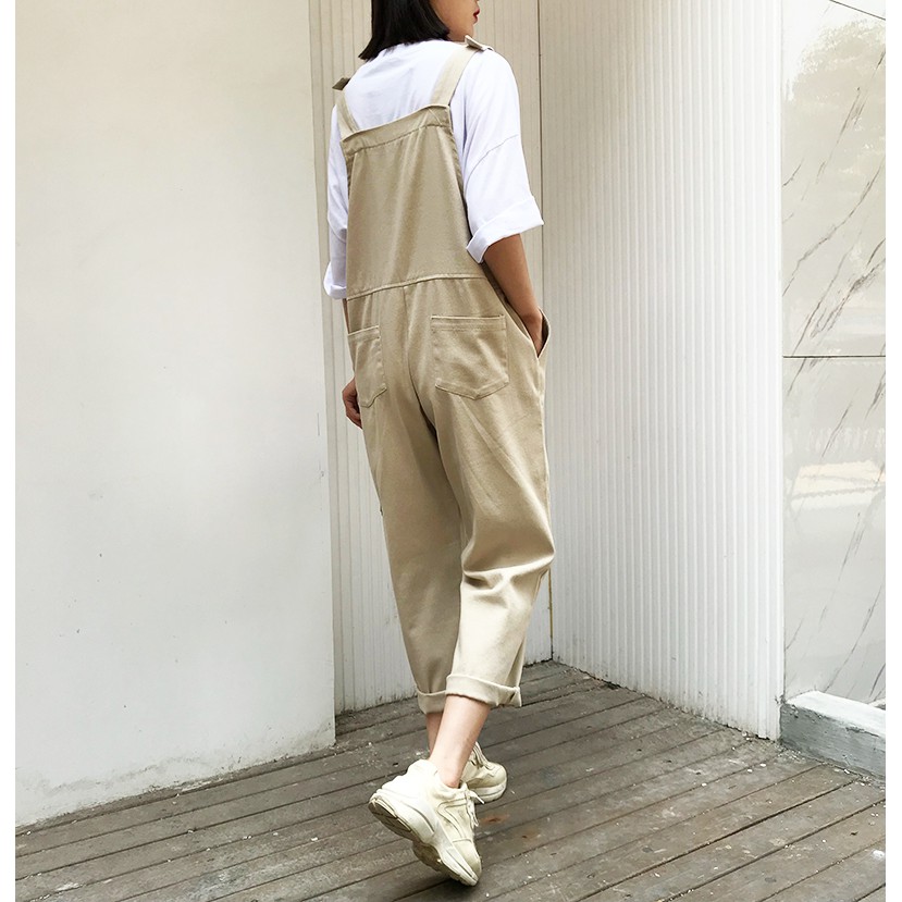 [ẢNH THẬT] Quần yếm dài SPECIAL Kaki - Quần Ulzzang | BigBuy360 - bigbuy360.vn