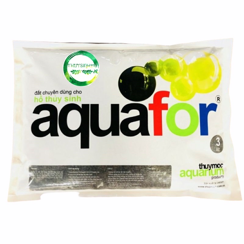 Phân nền Aquafor 3 lít (2kg6 đến 2kg7) , phân nền thủy sinh, đất nền thủy sinh