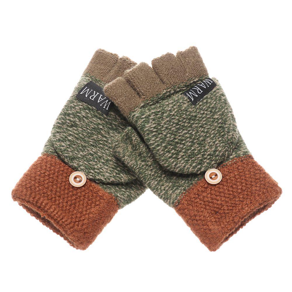 YVE Găng Tay Len Hở Ngón Thời Trang Cho Nam Nữ