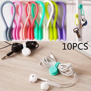 Set 10 Kẹp Giữ Tai Nghe/Dây Cáp Tiện Dụng