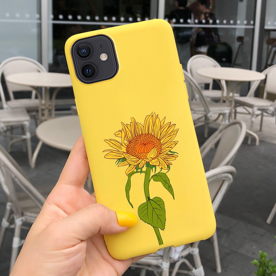Ốp điện thoại dẻo họa tiết bông hoa xinh xắn thời trang thích hợp cho IPHONE 6 6S PLUS 7 8 SE 2020 SE 6PLUS 7PLUS 8PLUS
