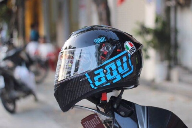 Tem decal AGV dán mũ bảo hiểm Biker vn shop