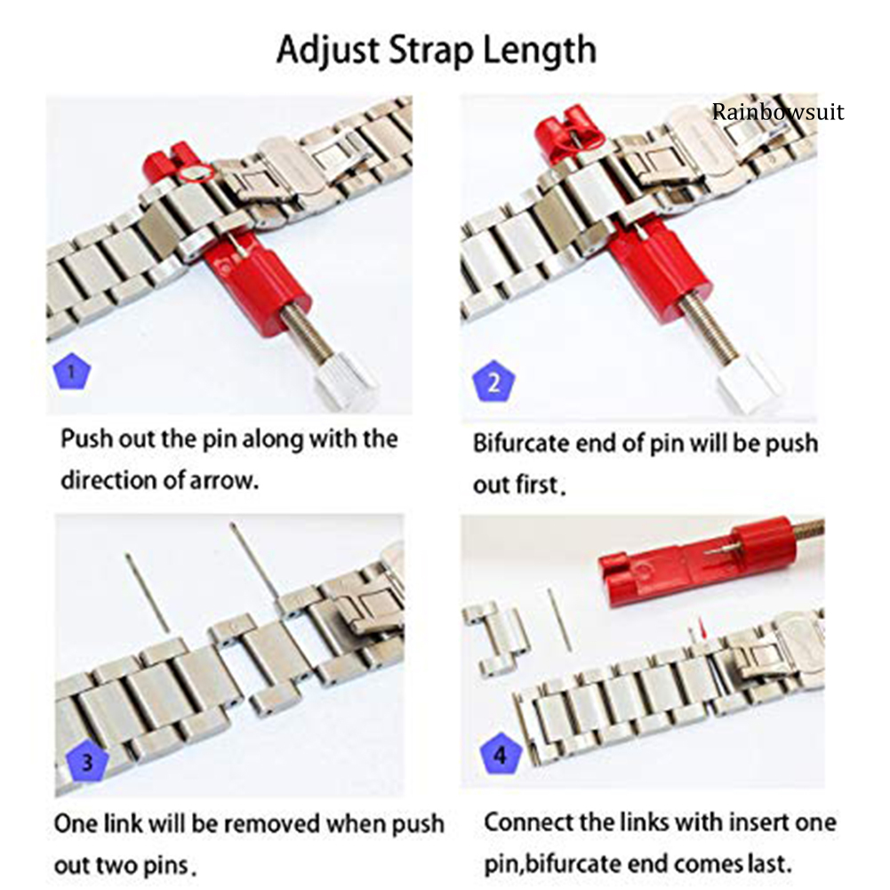 Dây Đồng Hồ Bằng Thép Không Gỉ 18 / 20 / 22 / 24mm