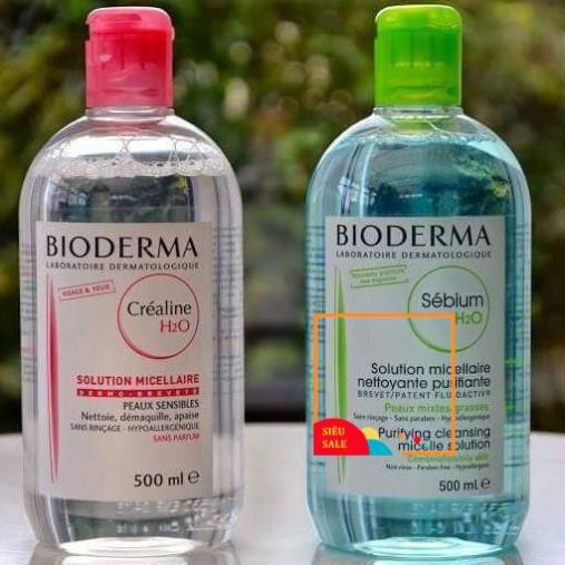 Nước Tẩy Trang Bioderma Hàng Chuẩn 500ml - Màu Hồng