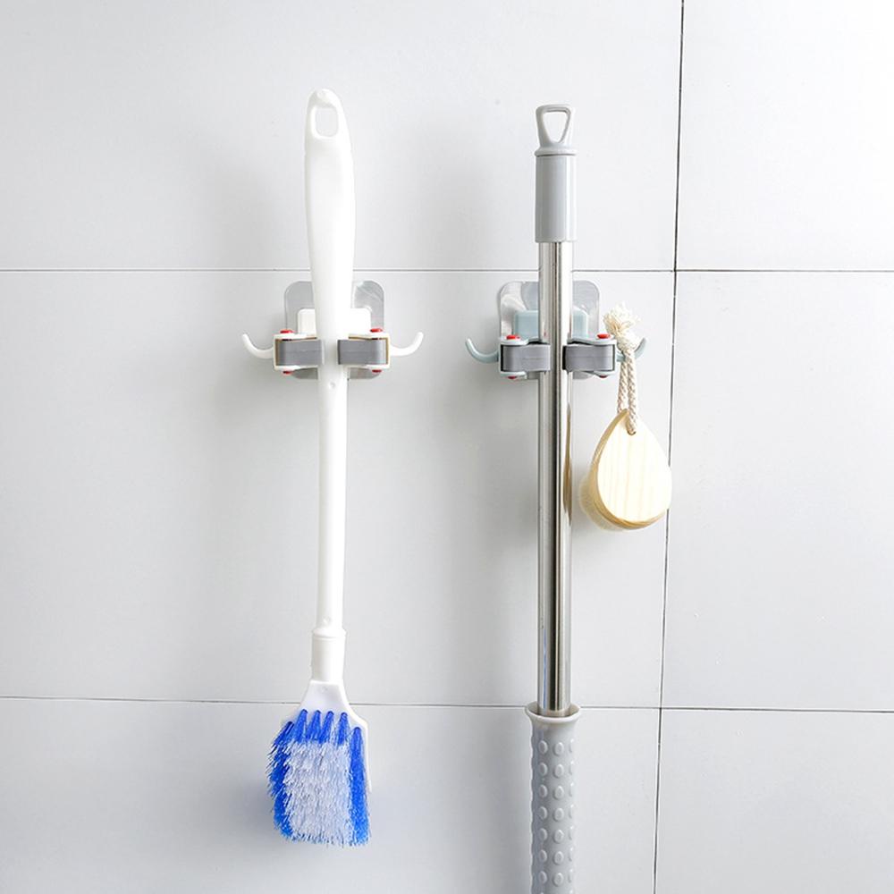 JARRED Giá Đỡ Cây Lau Nhà Tự Dính Tiện Dụng Cho Nhà Bếp / Garage