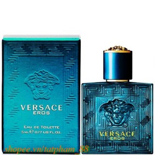 Nước Hoa Nam 5ml Versace Eros For Men 100% chính hãng, TAT cung cấp & bảo trợ.