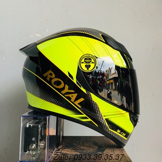 Nón Mũ Fullface ROC - ROYALM138B DESIGN V4 Mẫu Tem Kính Khói.