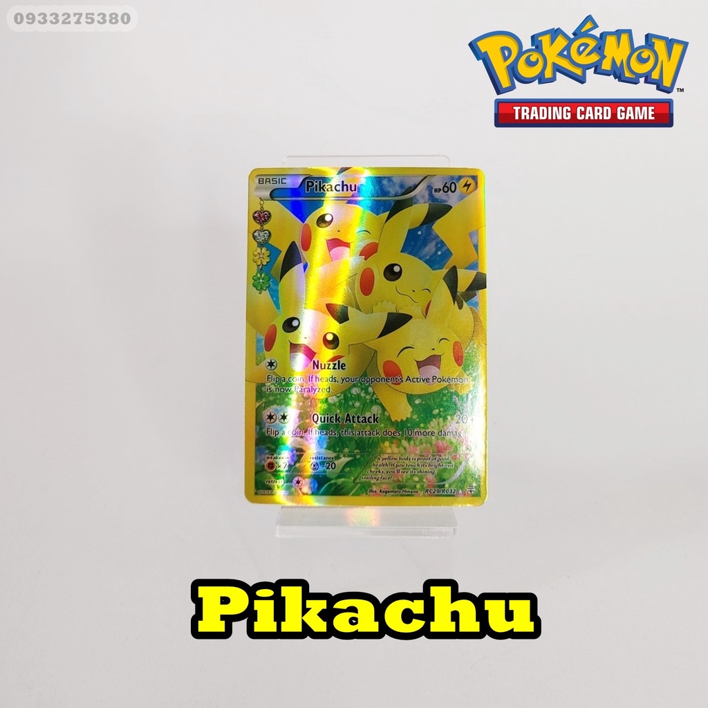 Thẻ bài Pokemon Pikachu