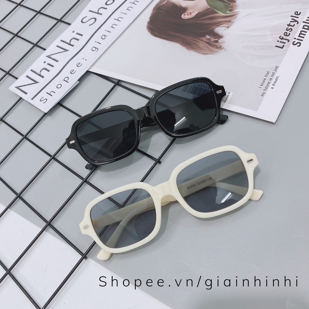 Kính mắt thời trang siêu đẹp, Kính râm nữ gọng nhựa KM0902 - NhiNhi Shop
