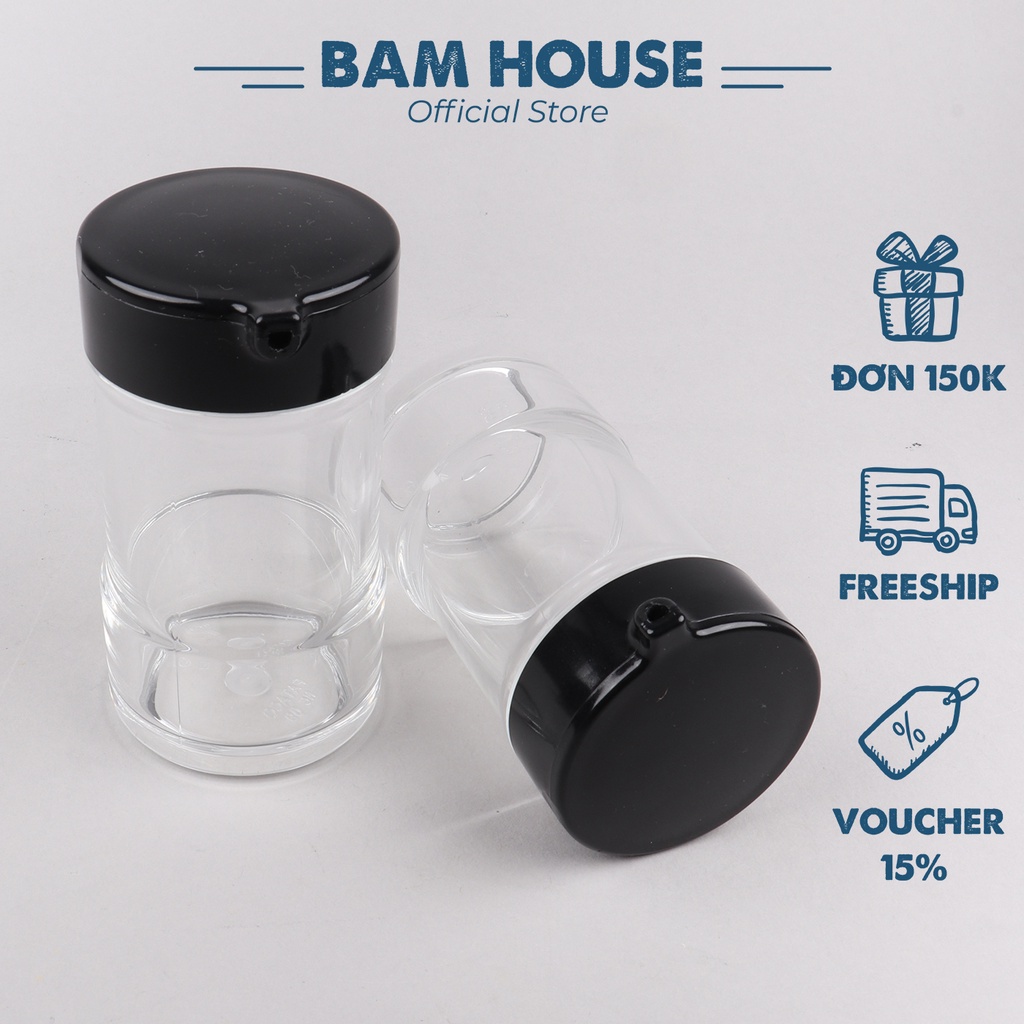 Chai đựng nước chấm Bam House 150ml chất nhựa Melamine cao cấp CNC06