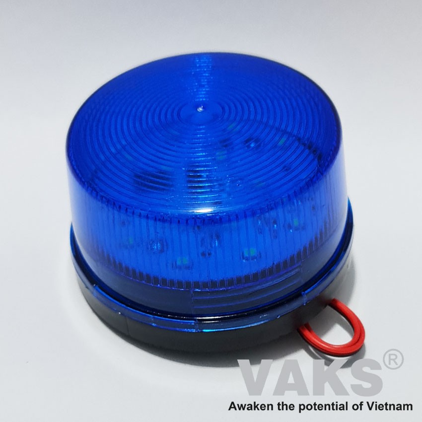 Đèn chớp tín hiệu 05 - điện áp  220V, 12V - Đỏ, vàng, xanh dương