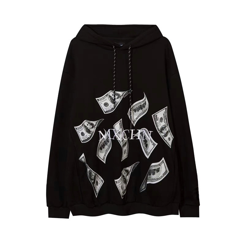 Áo hoodie hoạ tiết dollar
