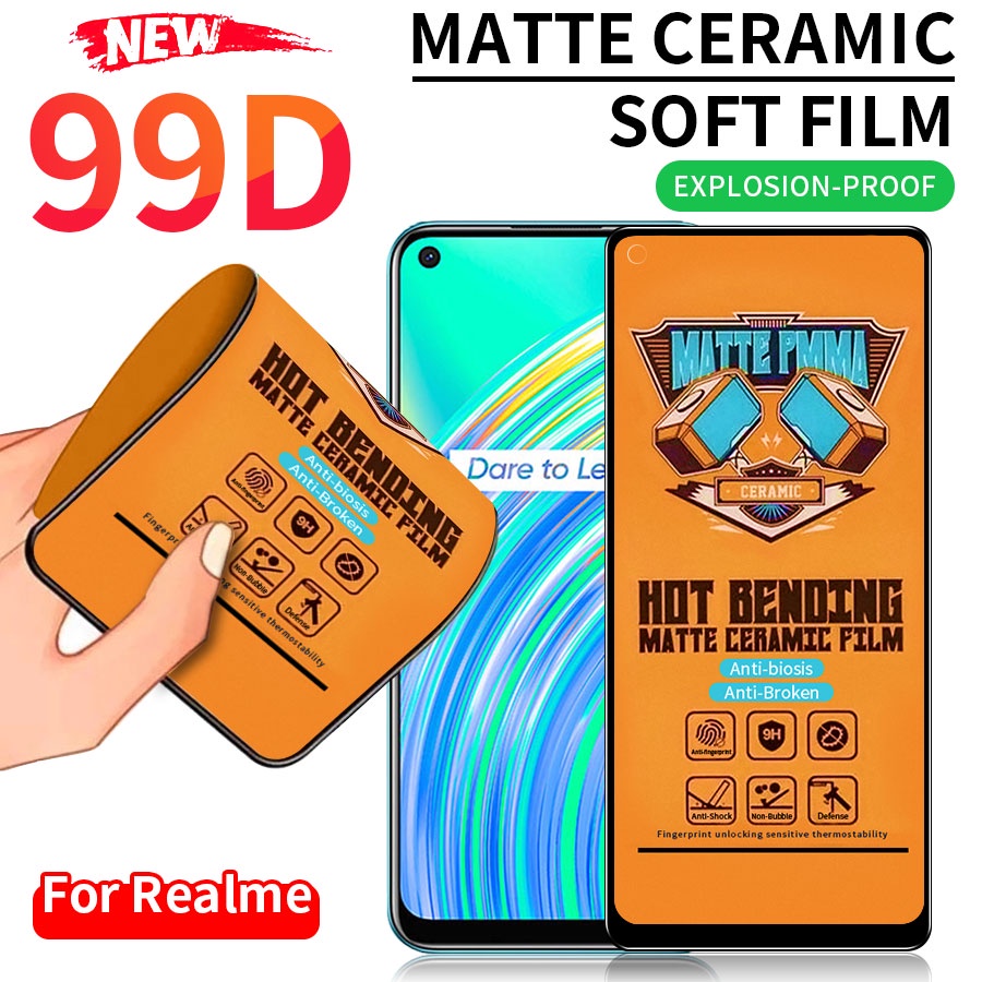 Kính Cường Lực Cho Realme 3 5 6 7 8 Pro 5i 6i 7i C2 C3 C11 C12 C15 C17 C21 C25 C25S Narzo 20 30a Pama