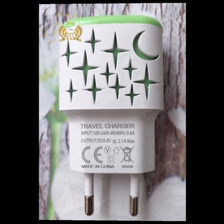 [SALE SẬP SÀN] Củ sạc 2 cổng usb có đèn báo