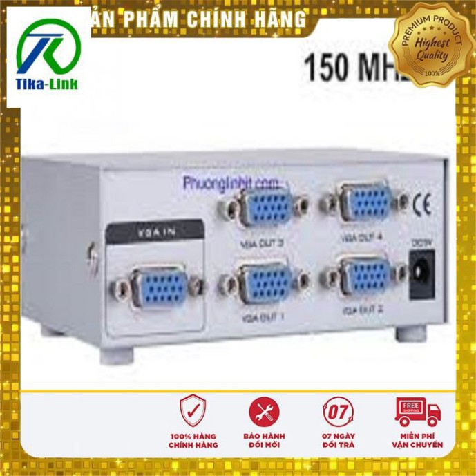 Bộ Hub Chia VGA (Xả Kho) Bộ Hub Chia VGA 1 ra 4