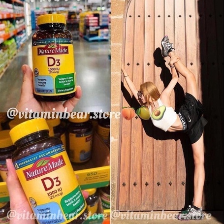 Vitamin D3 1000 IU Na ture Ma de 650 viên của MỸ