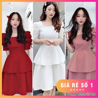 ĐẦM TIỂU THƯ TAY PHỒNG ĐỦ SIZE S,M,L,XL,XXL - K3