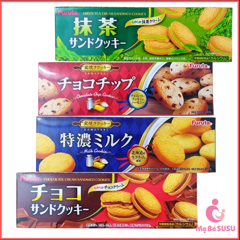 Bánh quy Furuta Milk Cookies đủ vị