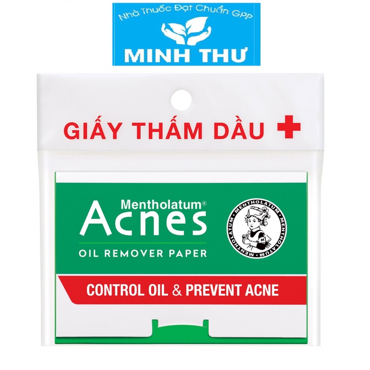 ✅[CHÍNH HÃNG] Giấy thấm dầu ngăn ngừa mụn Acnes gói 100 tờ