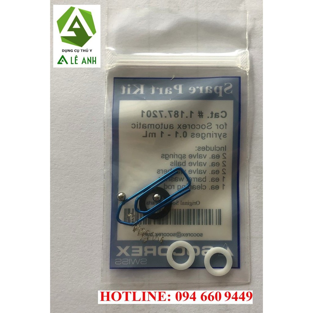 Bơm tiêm tự động Socorex loại gắn dây cho gia cầm