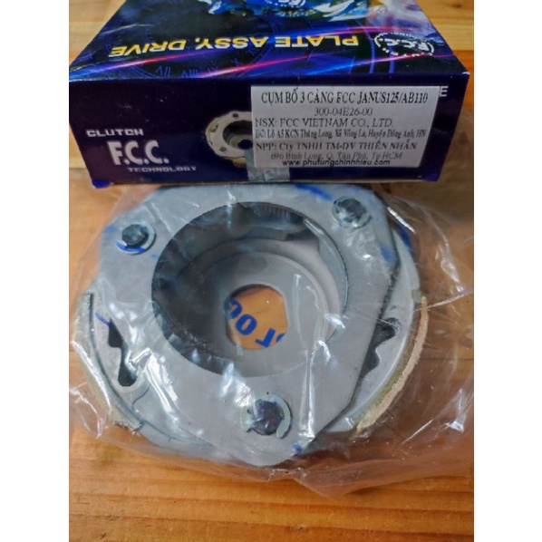 CỤM BỐ 3 CÀNG HÀNG CHÍNH HÃNG FCC JANUS125/AB110